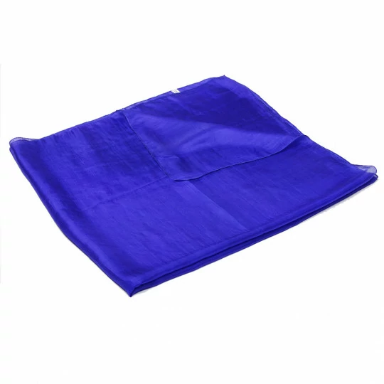Seidentuch einfarbig blau...