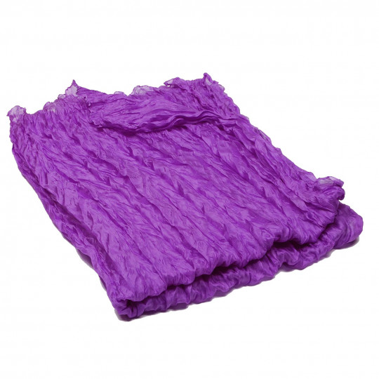 Hodvábny šál pokrčený fialový