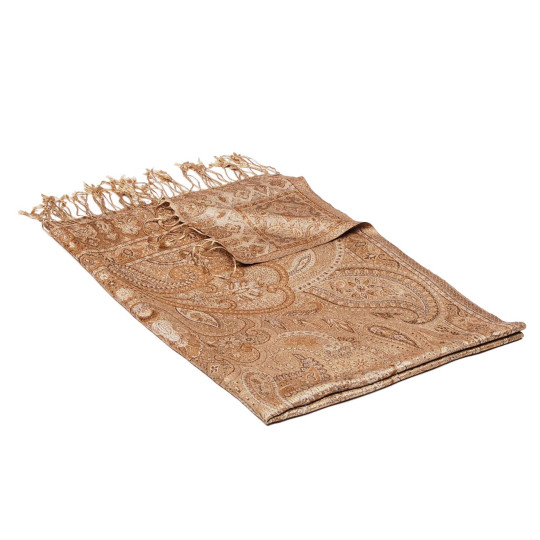 Seidenschal Super groß beige