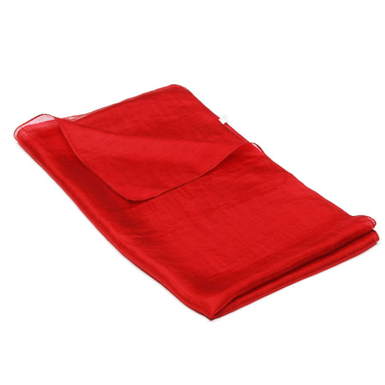 Seidenschal einfarbig rot