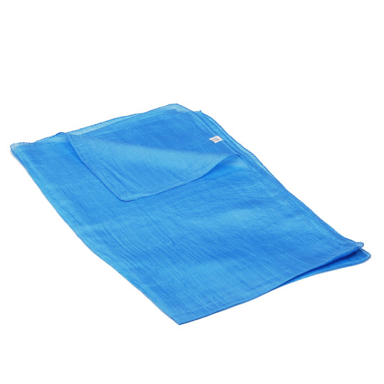 Seidenschal einfarbig hellblau
