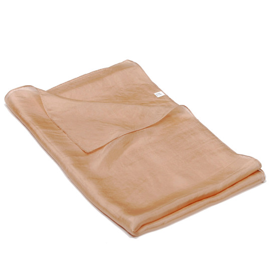Seidenschal einfarbig beige