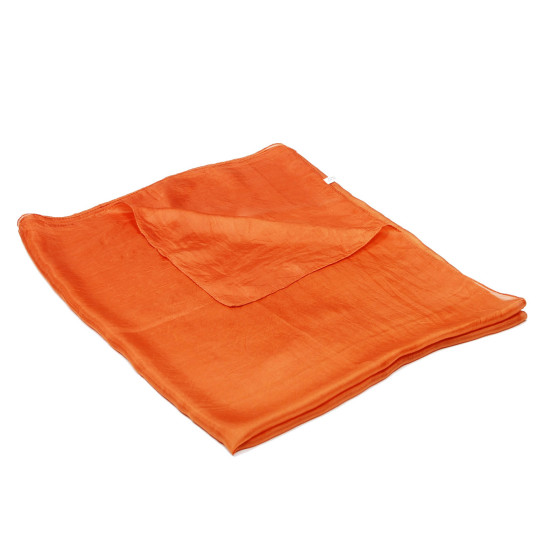 Hedvábná šála velká oranžová