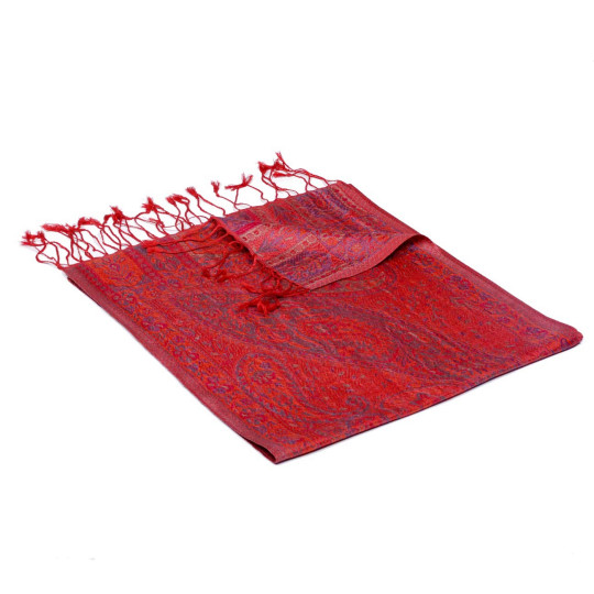 Seidenschal Super Tashi rot...